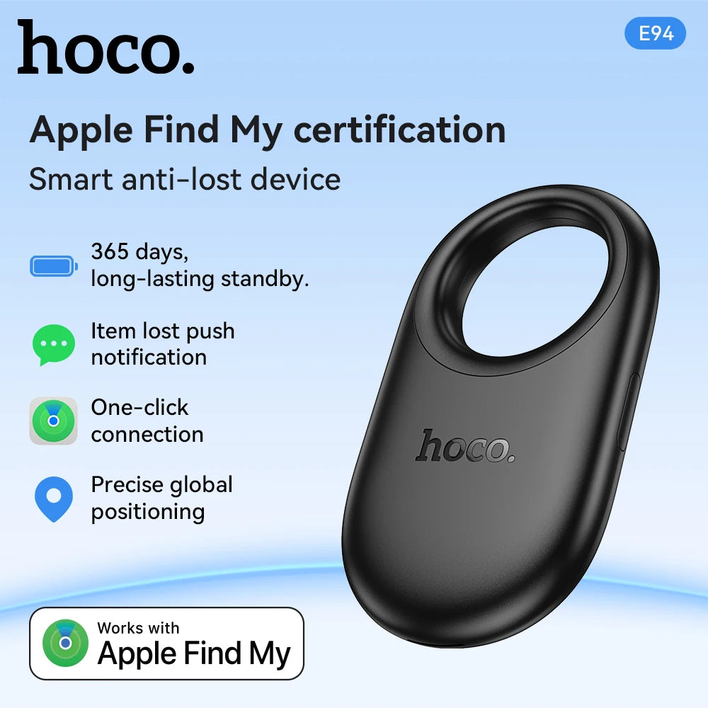 Localizador HOCO E94 color negro para iPhone