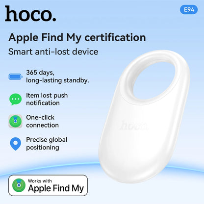 Localizador HOCO E94 color blanco para iPhone