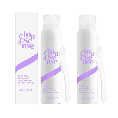 Pack 2 espumas depilatorias Cloud Sense 140 ml con espátula
