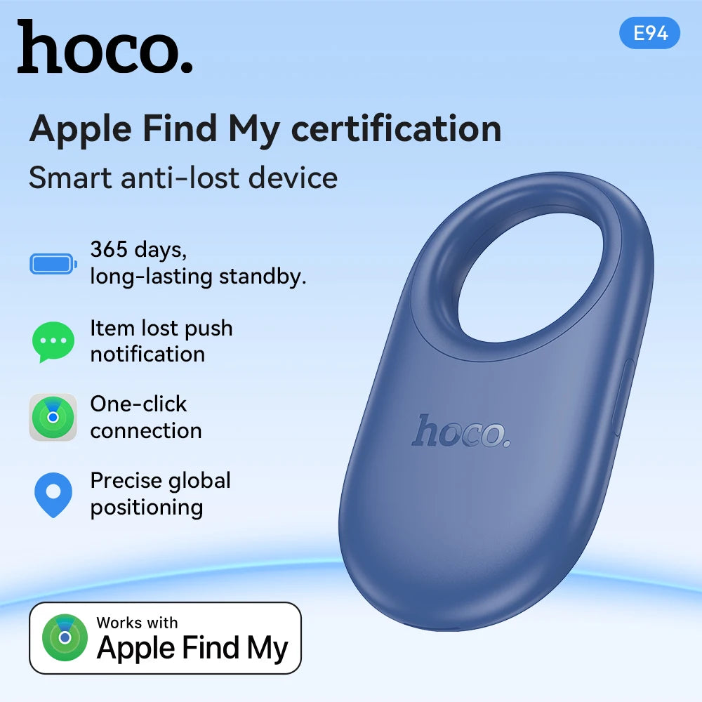 Localizador HOCO E94 color azul marino para iPhone